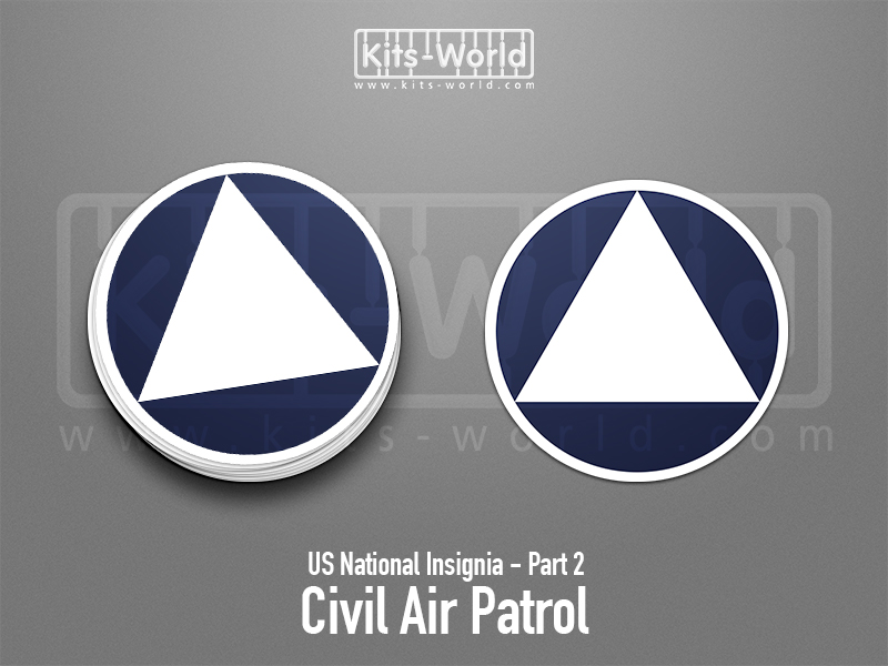 Kitsworld SAV Sticker - US National Insignia - Civil Air Patrol Height: 100 mm 